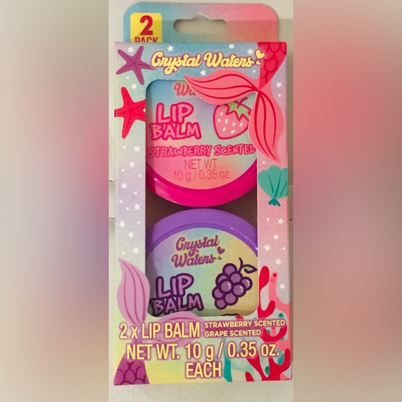 4piece strawberry and grape flavored scented lip balms set new - Picture 2 of 5